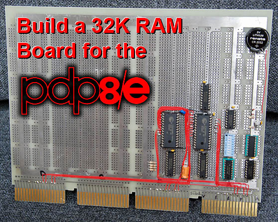 RAM Board for DEC PDP-8e title low